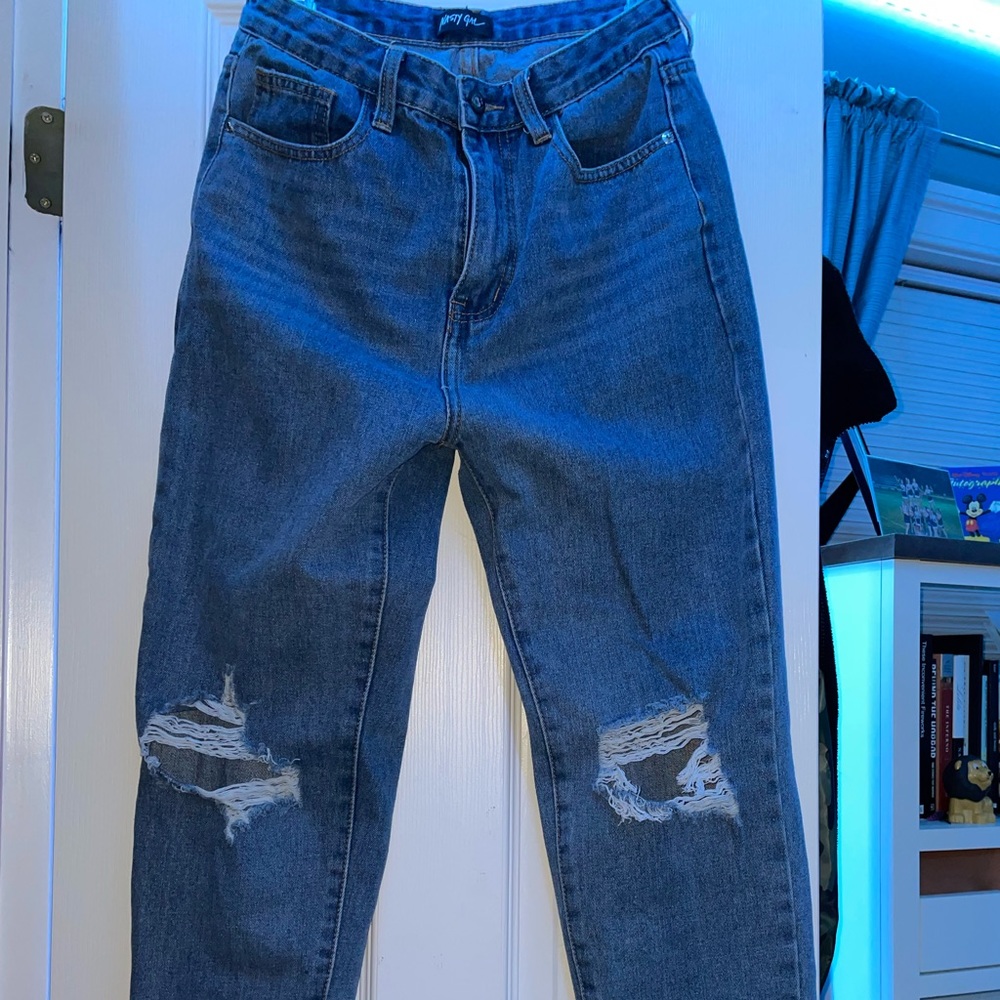 Nasty Gal ripped jeans